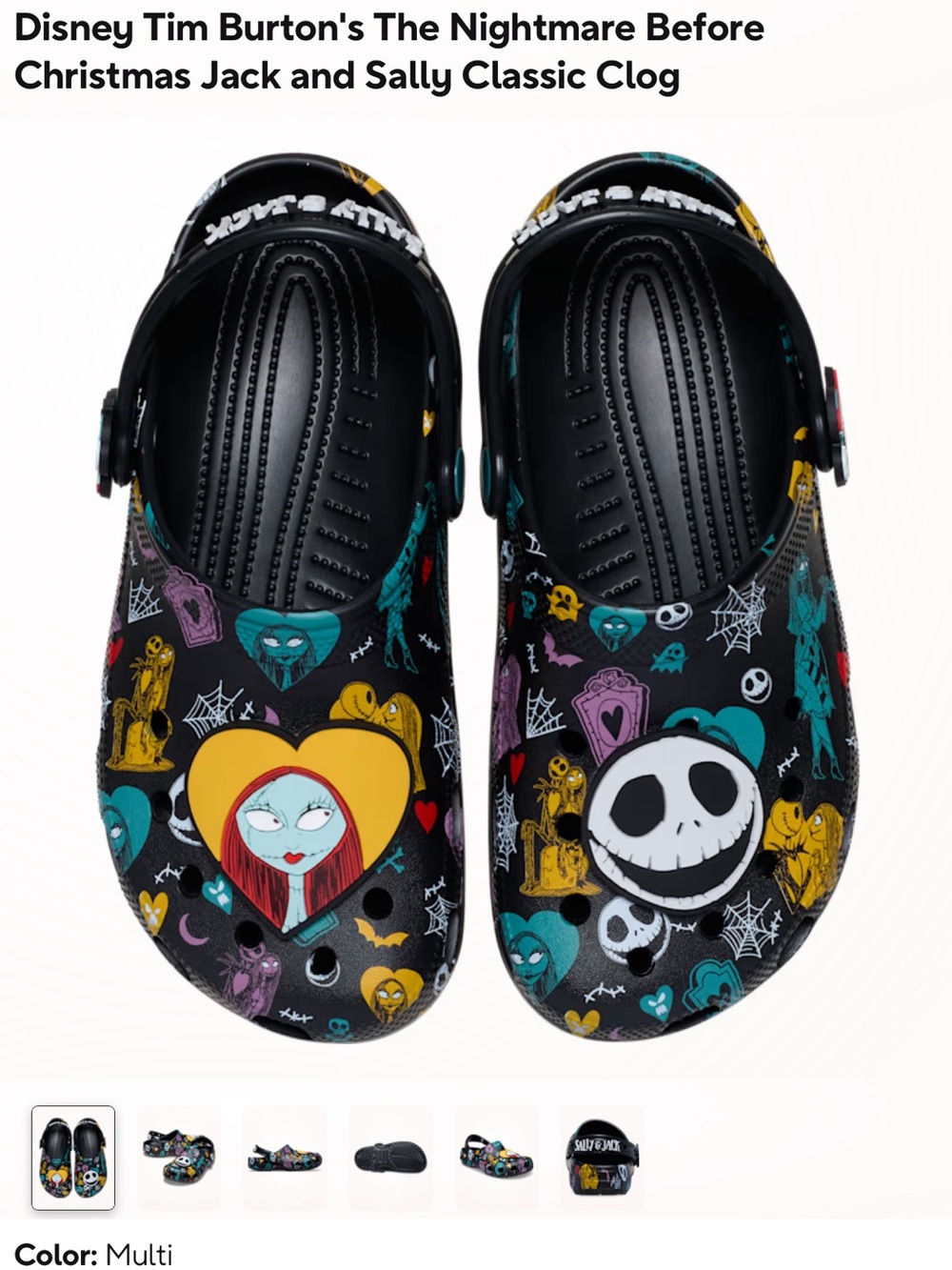 Jack and Sally classic clog